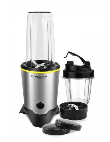 Blender Sportowy Esperanza Master Ekm028 (1000W  Kolor Czarno-Srebrny)