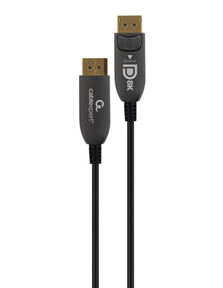 Gembird Cc-Dp8K-Aoc-20M Kabel Displayport Czarny