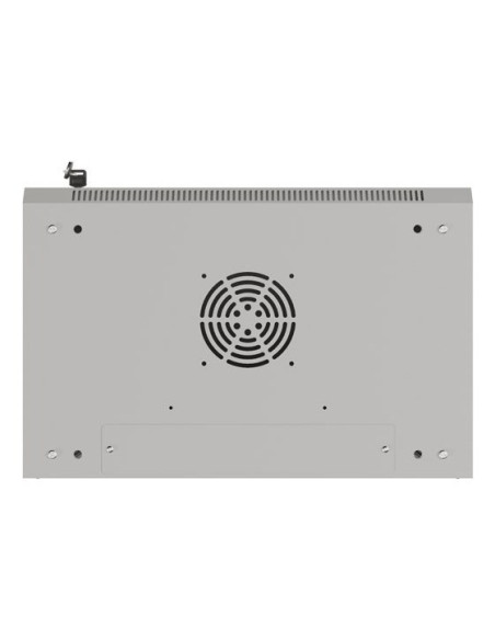 Szafa Instalacyjna Rack Wisząca 19" 6U 540X350 Szara Drzwi Przeszklone Lanberg (Flat Pack)