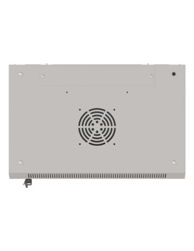 Szafa Instalacyjna Rack Wisząca 19" 6U 540X350 Szara Drzwi Przeszklone Lanberg (Flat Pack)