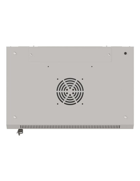 Szafa Instalacyjna Rack Wisząca 19" 6U 540X350 Szara Drzwi Przeszklone Lanberg (Flat Pack)