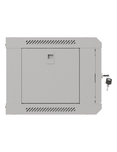 Szafa Instalacyjna Rack Wisząca 19" 4U 540X350 Szara Drzwi Przeszklone Lanberg (Flat Pack)