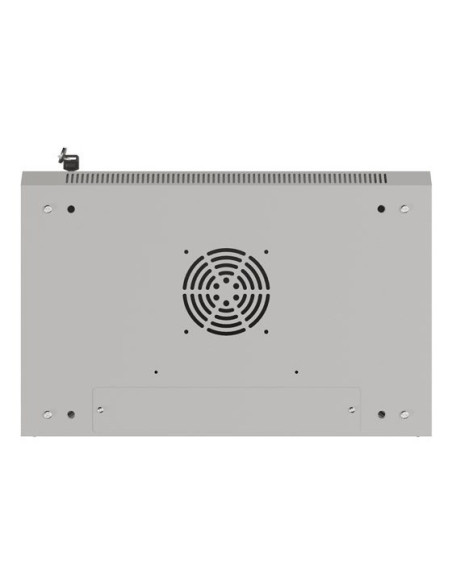 Szafa Instalacyjna Rack Wisząca 19" 4U 540X350 Szara Drzwi Przeszklone Lanberg (Flat Pack)