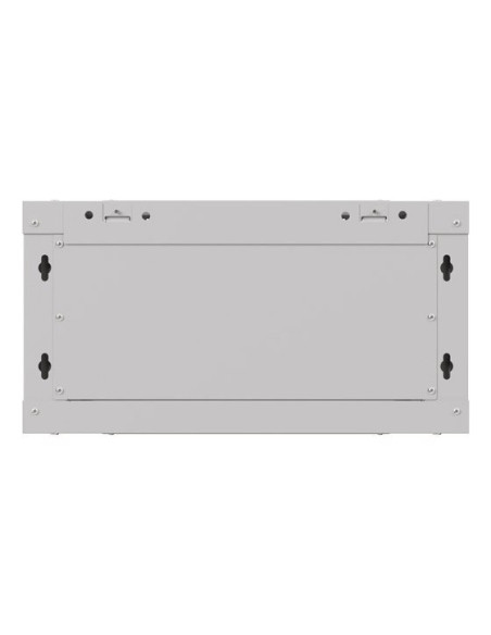 Szafa Instalacyjna Rack Wisząca 19" 4U 540X350 Szara Drzwi Przeszklone Lanberg (Flat Pack)