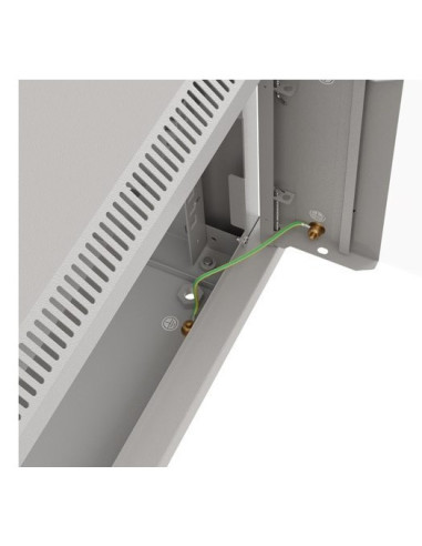 Szafa Instalacyjna Rack Wisząca 19" 4U 540X350 Szara Drzwi Przeszklone Lanberg (Flat Pack)
