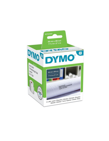 Zestaw Etykiet Dymo Etykiety Adresowe 89X36Mm 2X260Szt S0722400 (36Mm )