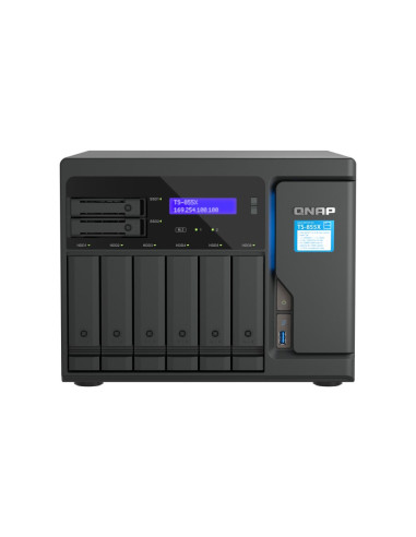 Qnap Ts-855X San Tower Intel Atom® C5125 8 Gb Ddr4 0 Tb Qnap Qts Czarny
