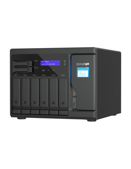 Qnap Ts-855X San Tower Intel Atom® C5125 8 Gb Ddr4 0 Tb Qnap Qts Czarny