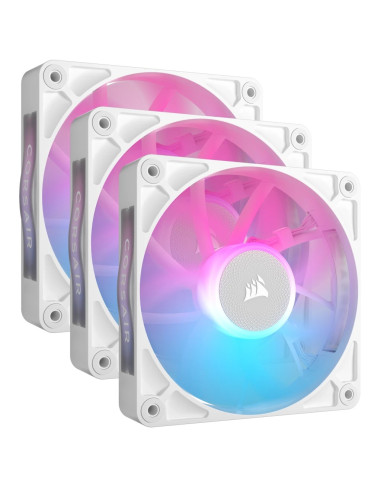 Corsair Icue Link Rx120 Rgb Obudowa Komputera Wentylator 12 Cm Biały 3 Szt.
