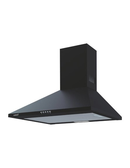 Okap Cata | Kaptur | Omega 600 Bk | Montaż Na Ścianie | Klasa Efektywności Energetycznej C | Szerokość 60 Cm | 645 M3/H | Mechan