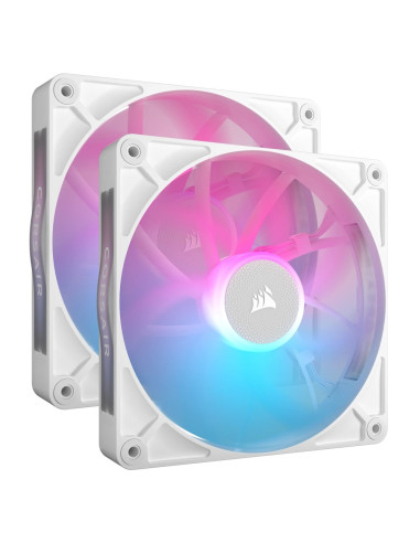Corsair Icue Link Rx140 Rgb Obudowa Komputera Wentylator 14 Cm Biały 2 Szt.