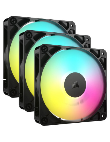 Corsair Rs120 Argb Obudowa Komputera Wentylator 12 Cm Czarny 3 Szt.
