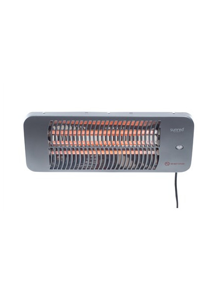 Sunred Lug-2000W Grzejnik Zewnętrzna Czarny Grzejnik Elektryczny Kwarcowy