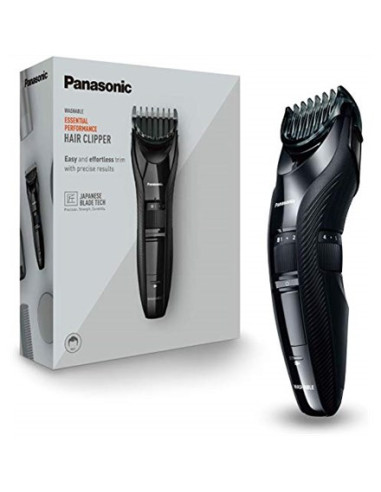 Trymer Do Włosów Panasonic Er-Gc53, Na Mokro I Sucho, 19 Kroków Długości, Precyzyjny Co 0.5 Mm, Czarny