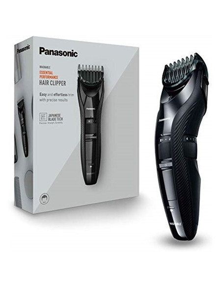 Trymer Do Włosów Panasonic Er-Gc53, Na Mokro I Sucho, 19 Kroków Długości, Precyzyjny Co 0.5 Mm, Czarny