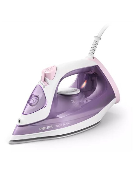 Philips 3000 Series Dst3010/30 Żelazko Żelazko Parowe Płyta Ceramiczna 2000 W Fioletowy, Biały
