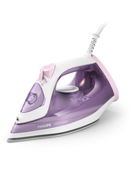 Philips 3000 Series Dst3010/30 Żelazko Żelazko Parowe Płyta Ceramiczna 2000 W Fioletowy, Biały
