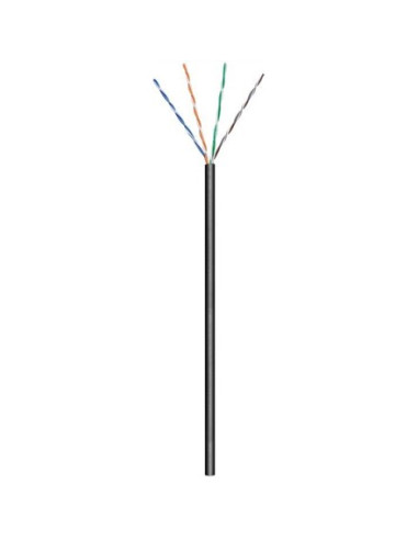 Goobay 57198 Kabel Sieciowy Czarny 100 M Cat5E U/Utp (Utp)
