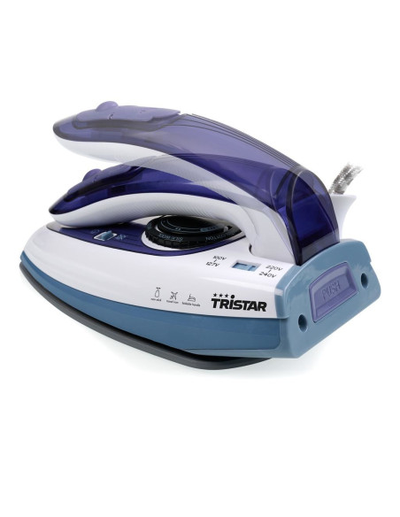 Tristar St-8152 Żelazko Żelazko Parowe Płyta Ceramiczna 1100 W Niebieski