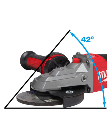 Milwaukee szlifierka  M18FSAGF125XB-0X płaska głowica wł. suwakowy