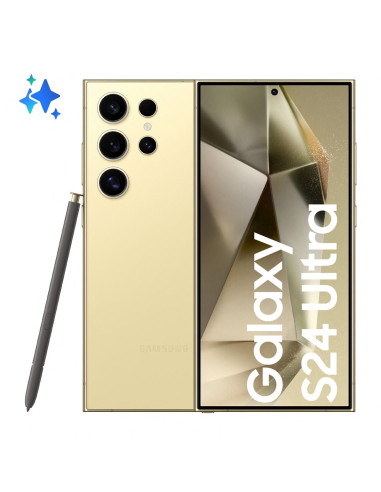Samsung Galaxy S24 Ultra 17,3 Cm (6.8") Dual Sim 5G Usb Type-C 12 Gb 256 Gb 5000 Mah Tytan, Żółty