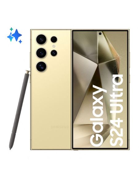 Samsung Galaxy S24 Ultra 17,3 Cm (6.8") Dual Sim 5G Usb Type-C 12 Gb 256 Gb 5000 Mah Tytan, Żółty
