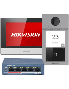 Zestaw Wideodomofonowy Hikvision Ds-Kis604-S(C)(O-Std)/Eu