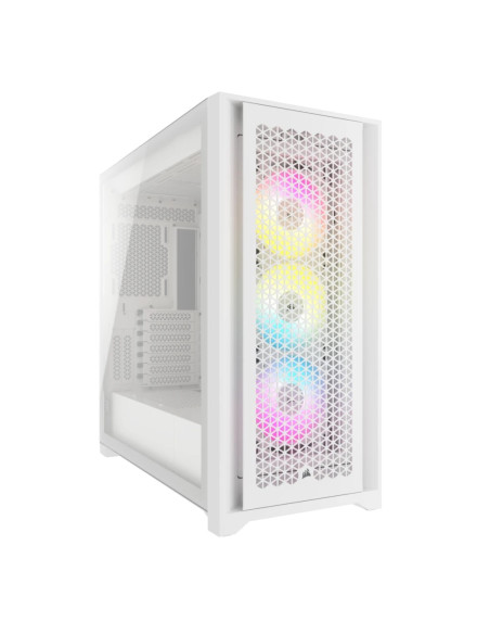 Obudowa Corsair Icue 5000D Rgb Airflow Mid-Tower Atx Tempered Glass White (Cc-9011243-Ww)