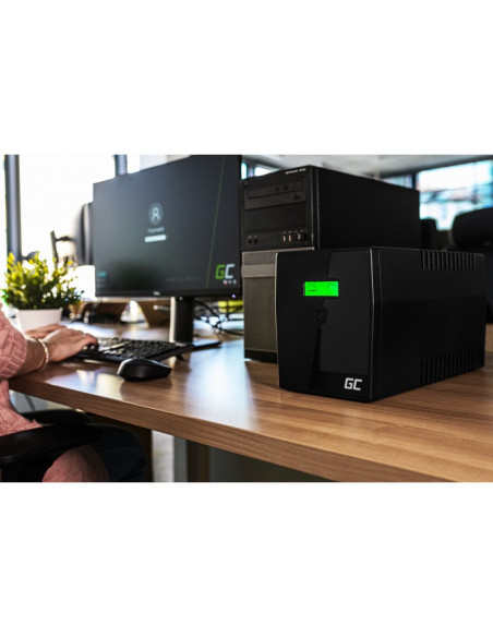 Green Cell Ups08 Zasilacz Ups Technologia Line-Interactive 1000 Va 700 W 4 X Gniazdo Sieciowe