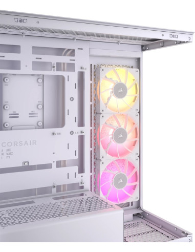 Icue Link 3500X Rgb Tempered Glass Mid-Tower, White