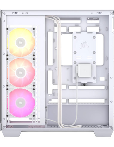Icue Link 3500X Rgb Tempered Glass Mid-Tower, White