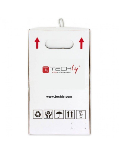 Techly Itp9-Ris-0305 Kabel Sieciowy Szary 305 M Cat6 S/Ftp (S-Stp)