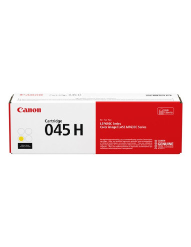 Canon 045 H Kaseta Z Tonerem 1 Szt. Oryginalny Żółty