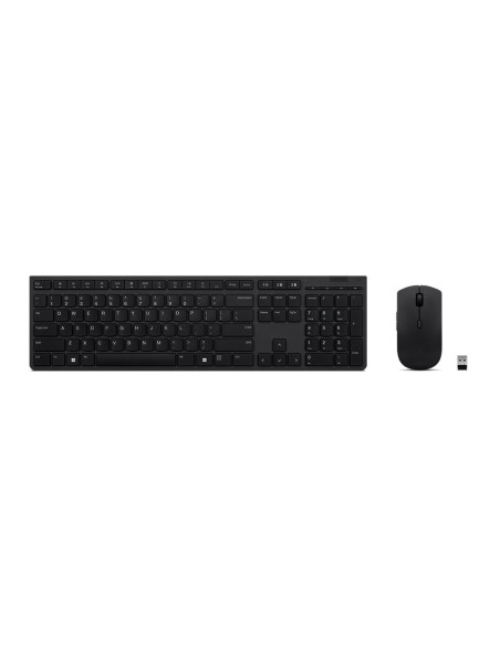 Lenovo 4X31K03968 Klawiatura Dołączona Myszka Biuro Rf Wireless + Bluetooth Us English Szary
