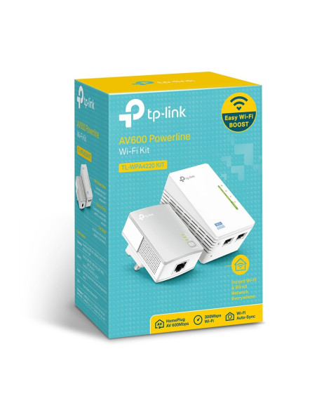 Tp-Link Tl-Wpa4220 Kit 600 Mbit/S Przewodowa Sieć Lan Wi-Fi Biały 2 Szt.