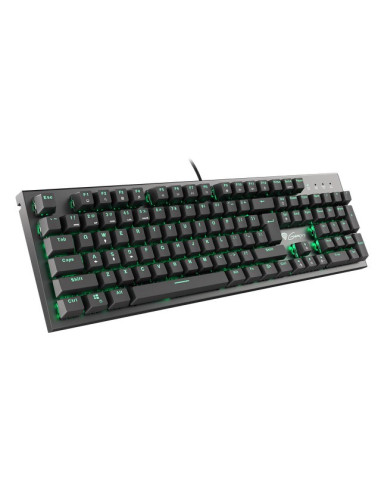 Klawiatura Dla Graczy Genesis Thor 400 Us Zielone Podświetlenie Mechaniczna Blue Switch