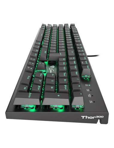 Klawiatura Dla Graczy Genesis Thor 400 Us Zielone Podświetlenie Mechaniczna Blue Switch