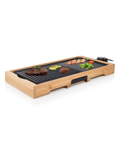 Tristar Bp-2641 Grill Gril Blad Prąd Elektryczny Bambusowy, Czarny 2200 W 2