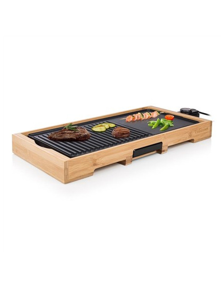 Tristar Bp-2641 Grill Gril Blad Prąd Elektryczny Bambusowy, Czarny 2200 W