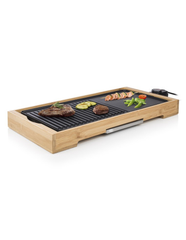 Tristar Bp-2641 Grill Gril Blad Prąd Elektryczny Bambusowy, Czarny 2200 W