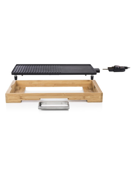 Tristar Bp-2641 Grill Gril Blad Prąd Elektryczny Bambusowy, Czarny 2200 W