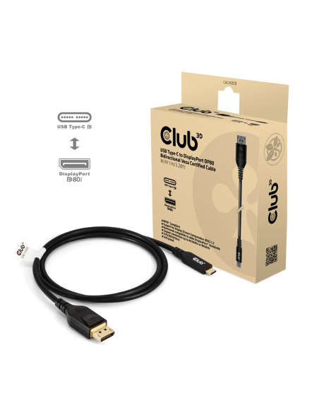 Kabel Usb-C To Dp 1M/M/M Cac-1559 Club3D