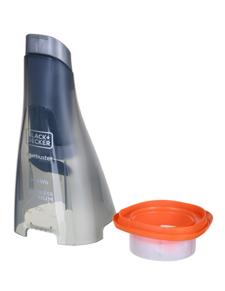 Black & Decker Nvc220Wbc Odkurzacz Przenośny Niebieski, Chrom Bez Worka