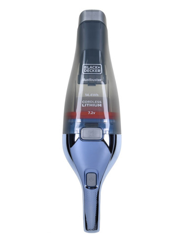 Black & Decker Nvc220Wbc Odkurzacz Przenośny Niebieski, Chrom Bez Worka