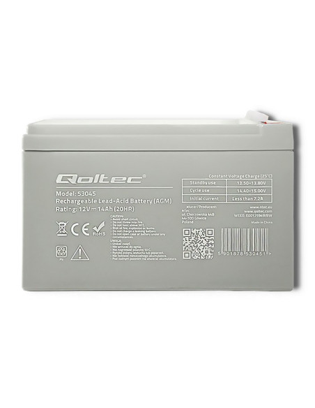 Akumulator Bezobsługowy Qoltec 53045