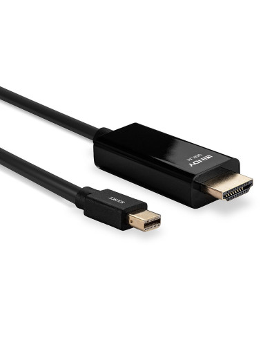 Lindy 36928 Adapter Kablowy 3 M Mini Displayport Hdmi Typu A (Standard) Czarny
