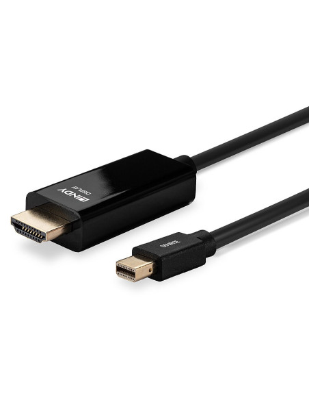 Lindy 36928 Adapter Kablowy 3 M Mini Displayport Hdmi Typu A (Standard) Czarny