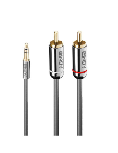 Lindy 35337 Kabel Audio 10 M 3.5Mm 2 X Rca Antracyt