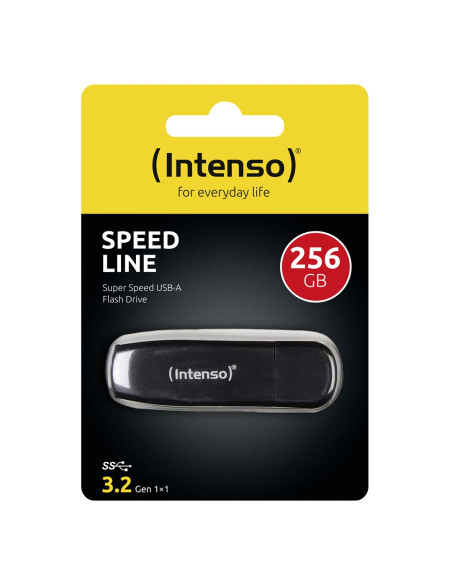 Intenso Speed Line Pamięć Usb 256 Gb Usb Typu-A 3.2 Gen 1 (3.1 Gen 1) Czarny