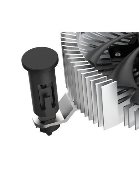 Akasa Ak-Cc6601Ep01 System Chłodzenia Komputerów Procesor Radiator 7,5 Cm Aluminium, Czarny 1 Szt.